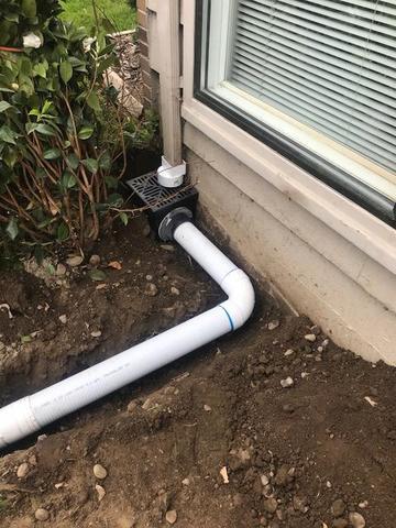 Drainage system installed by Matvey