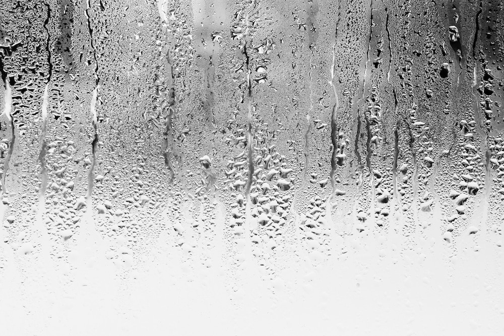 condensation on glass window